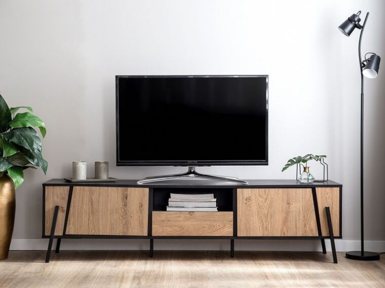 Picture of Ekosta -Modern TV unit with cabinet, drawer and storage unit