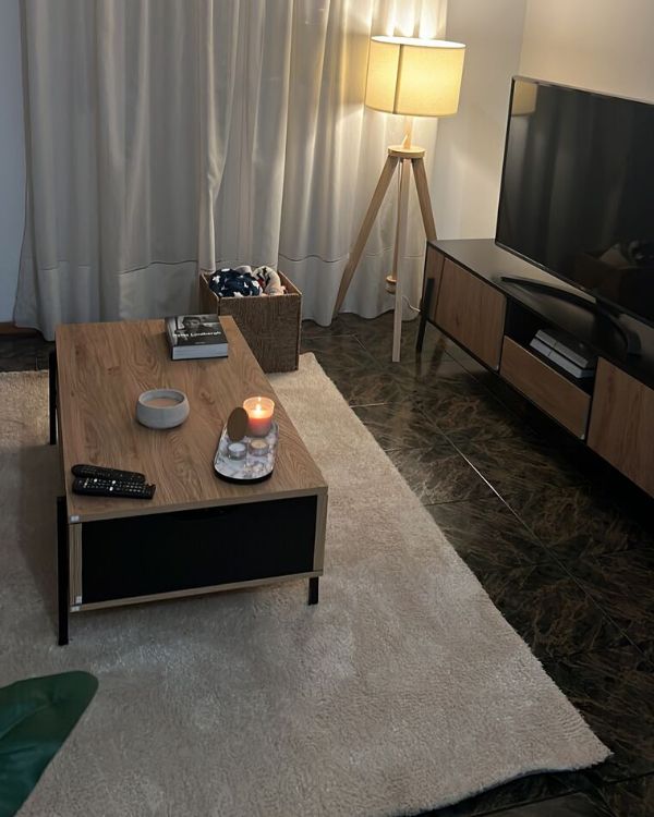 Picture of Ekosta -Modern TV unit with cabinet, drawer and storage unit