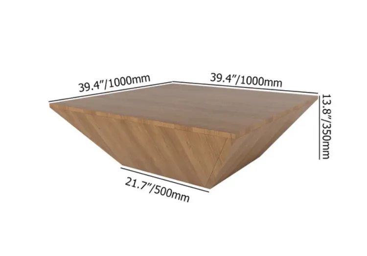 Picture of Rita Modern Coffe Table -  Natural wood 