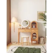 Picture of Modern makeup vanity table with glass top Jasiway