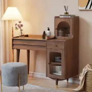 Picture of Modern makeup vanity table with glass top Dolato