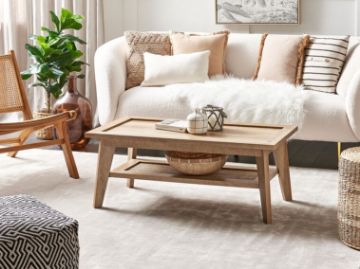 Show details for Tavira Rustic Coffee Table – Natural Wood with Timeless Charm Picture of Tavira Rustic Coffee Table – Natural Wood with Timeless Charm