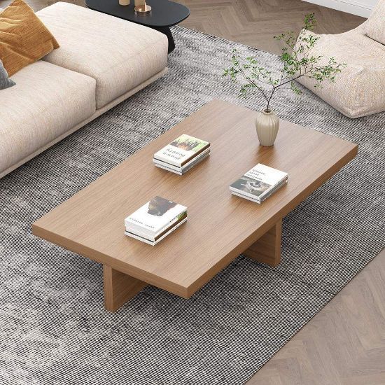 Picture of Tiffano Coffee table with a smooth surface and natural wood