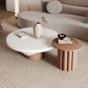 Picture of Dovo Natural wood Coffee tables - Set of 2