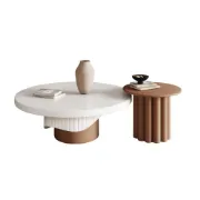 Picture of Dovo Natural wood Coffee tables - Set of 2