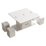 Picture of Landro Coffee table with drawers natural wood