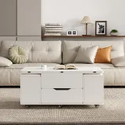 Picture of Landro Coffee table with drawers natural wood