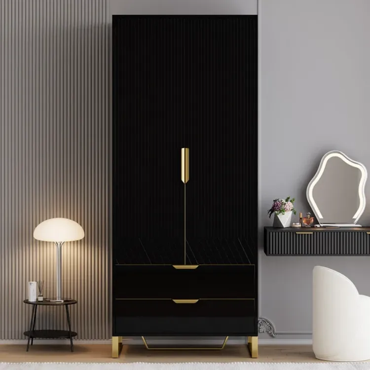 Picture of Mavina Modern Tall Wardrobe with Storage