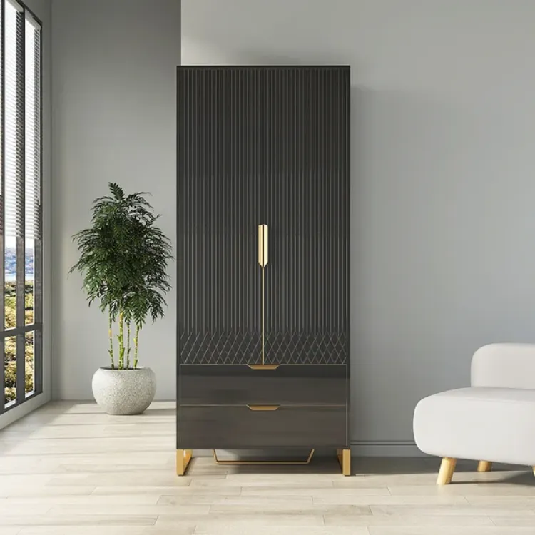 Picture of Mavina Modern Tall Wardrobe with Storage