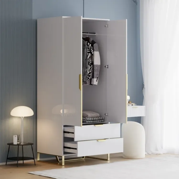 Picture of Mavina Modern Tall Wardrobe with Storage