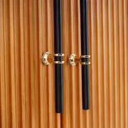 Picture of Levie Natural wood Wardrobe with 2 doors