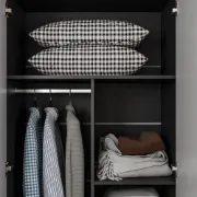 Picture of Miramer Natural wood Wardrobe with Mirror