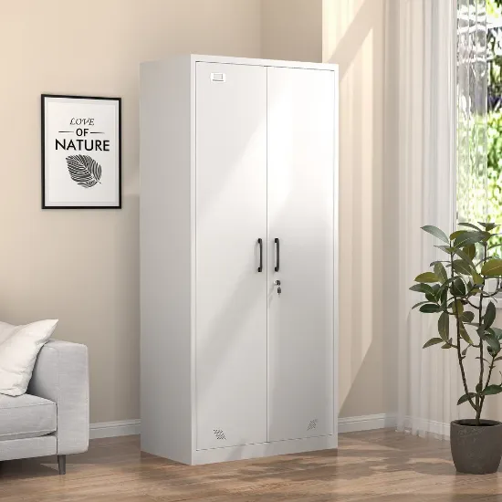 Picture of Geitin Modern Freestanding Wardrobe  with Metal Handle