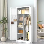 Picture of Geitin Modern Freestanding Wardrobe  with Metal Handle