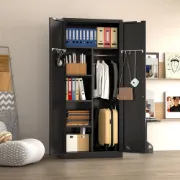 Picture of Geitin Modern Freestanding Wardrobe  with Metal Handle