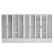 Picture of Glassy Multi-unit and multi-use wardrobe natural wood