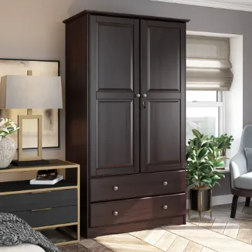 Show details for Granita Wardrobe with 2 drawers Picture of Granita Wardrobe with 2 drawers