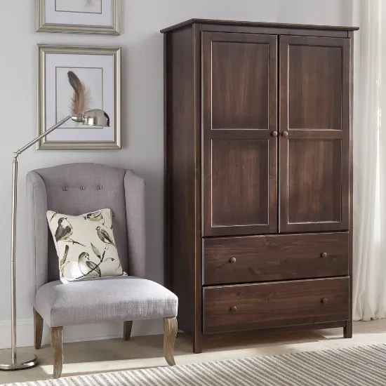 Picture of Grain Natural wood Wardrobe 2 door