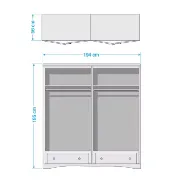 Picture of Finca Natural wood Wardrobe