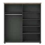 Picture of Emmanuela Natural wood Wardrobe with Mirror