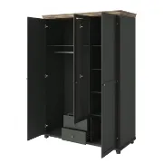 Picture of Emmanuela Natural wood Wardrobe with Mirror