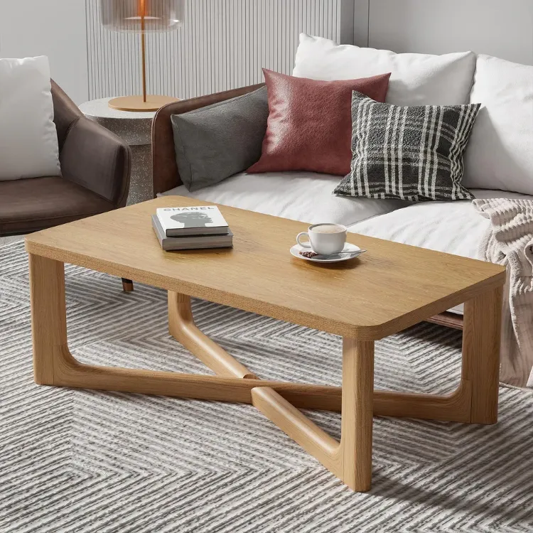 صورة Solid Wood Coffee Table 50 Nordic style 