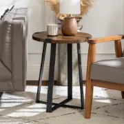 Picture of Barnett Round Metal Side Table