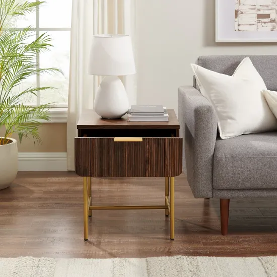 Picture of Lasino Natural wood Side table