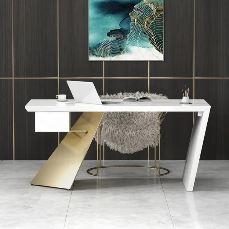 Picture of Cramphe Modern Desk with drawers 