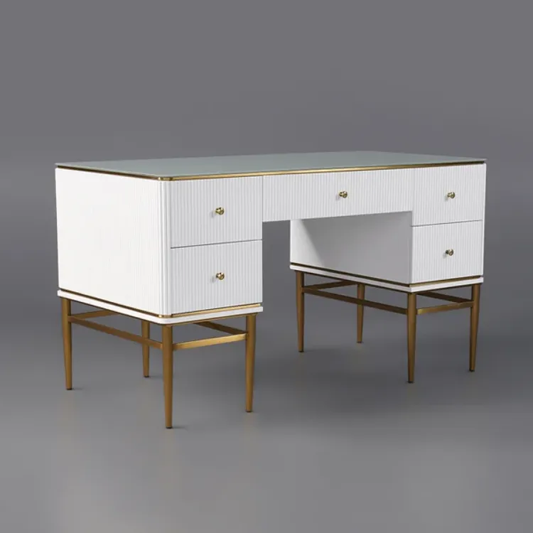 Picture of Bline Modern Desk with Drawers