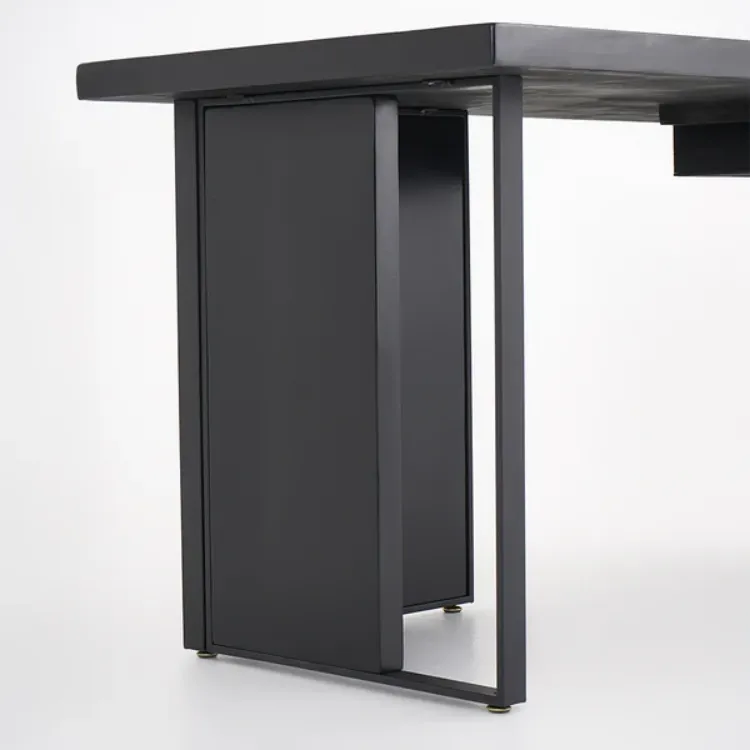 Picture of Remi Desk Natural wood with Metal 