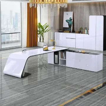 Show details for Albian – L-Shaped Right Hand Natural Wood &  Office with Storage Picture of Albian – L-Shaped Right Hand Natural Wood &  Office with Storage