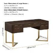 Picture of Kramo Natural wood Desk 