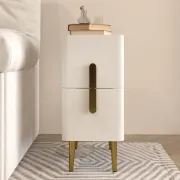 Picture of Inarrow Modern Nightstand Gold legs - 2 drawers