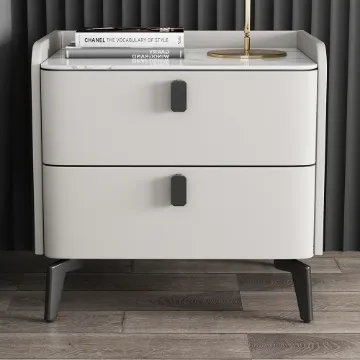 Show details for Terrei Modern Nightstand - 2 drawers Picture of Terrei Modern Nightstand - 2 drawers