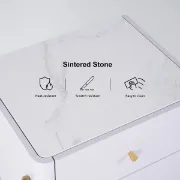 Picture of Haky Modern Nightstand - 2 drawers