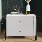 Picture of Haky Modern Nightstand - 2 drawers