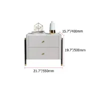 Picture of Haky Modern Nightstand - 2 drawers