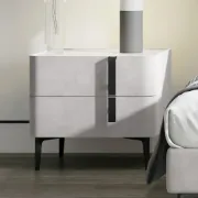 Picture of Ferezi Modern Nightstand - 2 drawers 