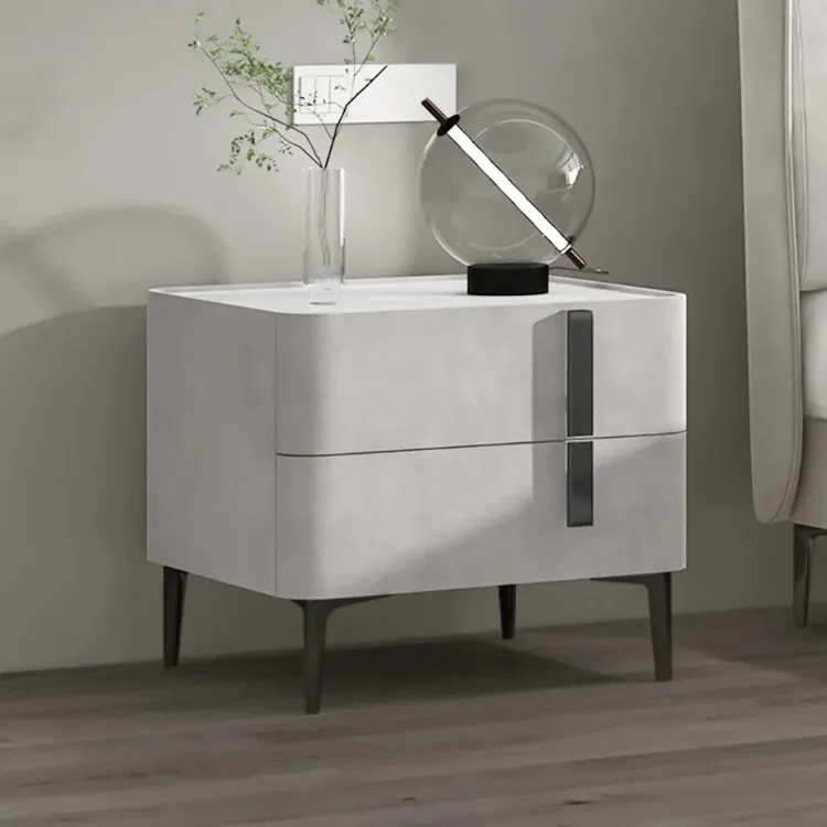 Picture of Ferezi Modern Nightstand - 2 drawers 