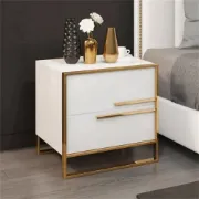 Picture of Cylina Nightstand Natural wood - 2 Drawers