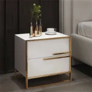 Picture of Cylina Nightstand Natural wood - 2 Drawers