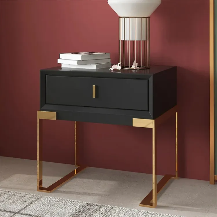 Picture of Walkie Modern Black nightstand 