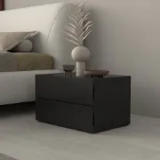 صورة طاولة غرفة نوم حديثة 2درج - ليڤيم