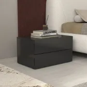 صورة طاولة غرفة نوم حديثة 2درج - ليڤيم