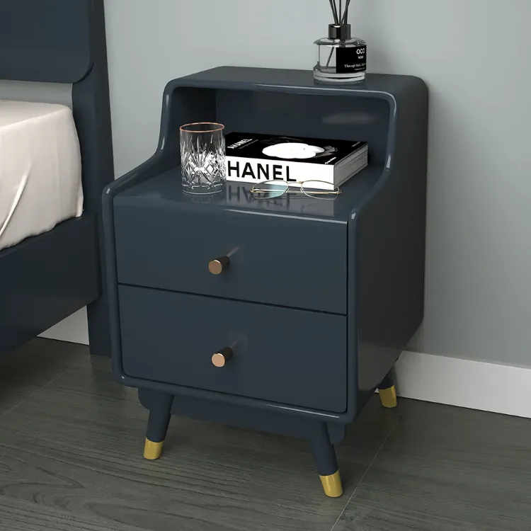 Picture of Venice Modern Nightstand - 2 Drawers 