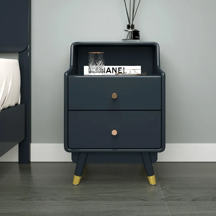 Picture of Venice Modern Nightstand - 2 Drawers 