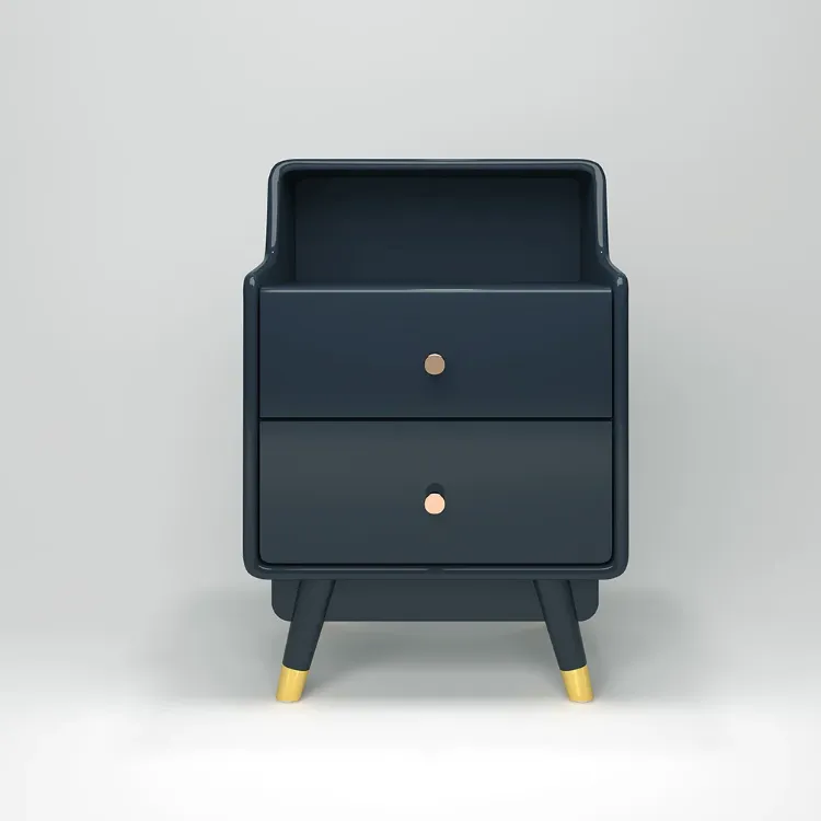 Picture of Venice Modern Nightstand - 2 Drawers 