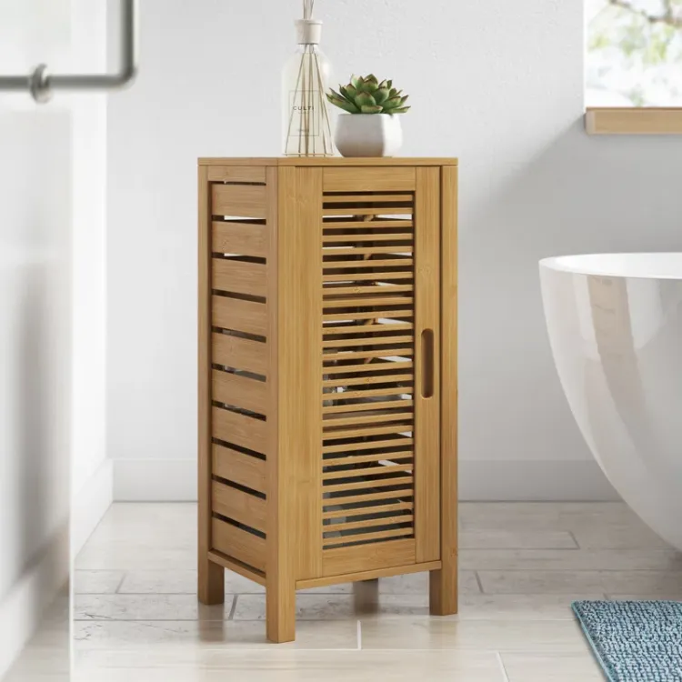 Picture of Paolo Natural wood Bathroom cabinet 