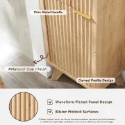 Picture of Mora Natural wood Bathroom cabinet